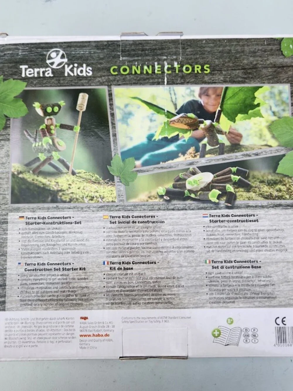 HABA Terra Kids Connectors Backyard Nature Craft Kit STEM ENGINEERING Toy NEW Mo